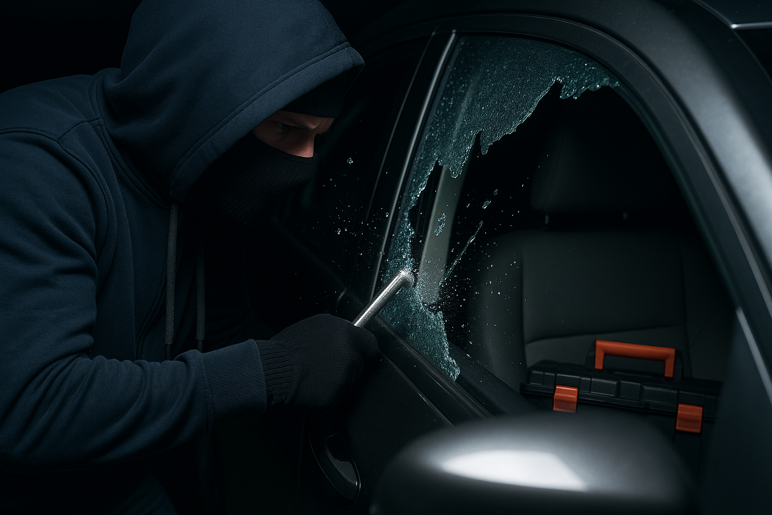 Auto in Merseburg aufgebrochen – Werkzeugkoffer gestohlen