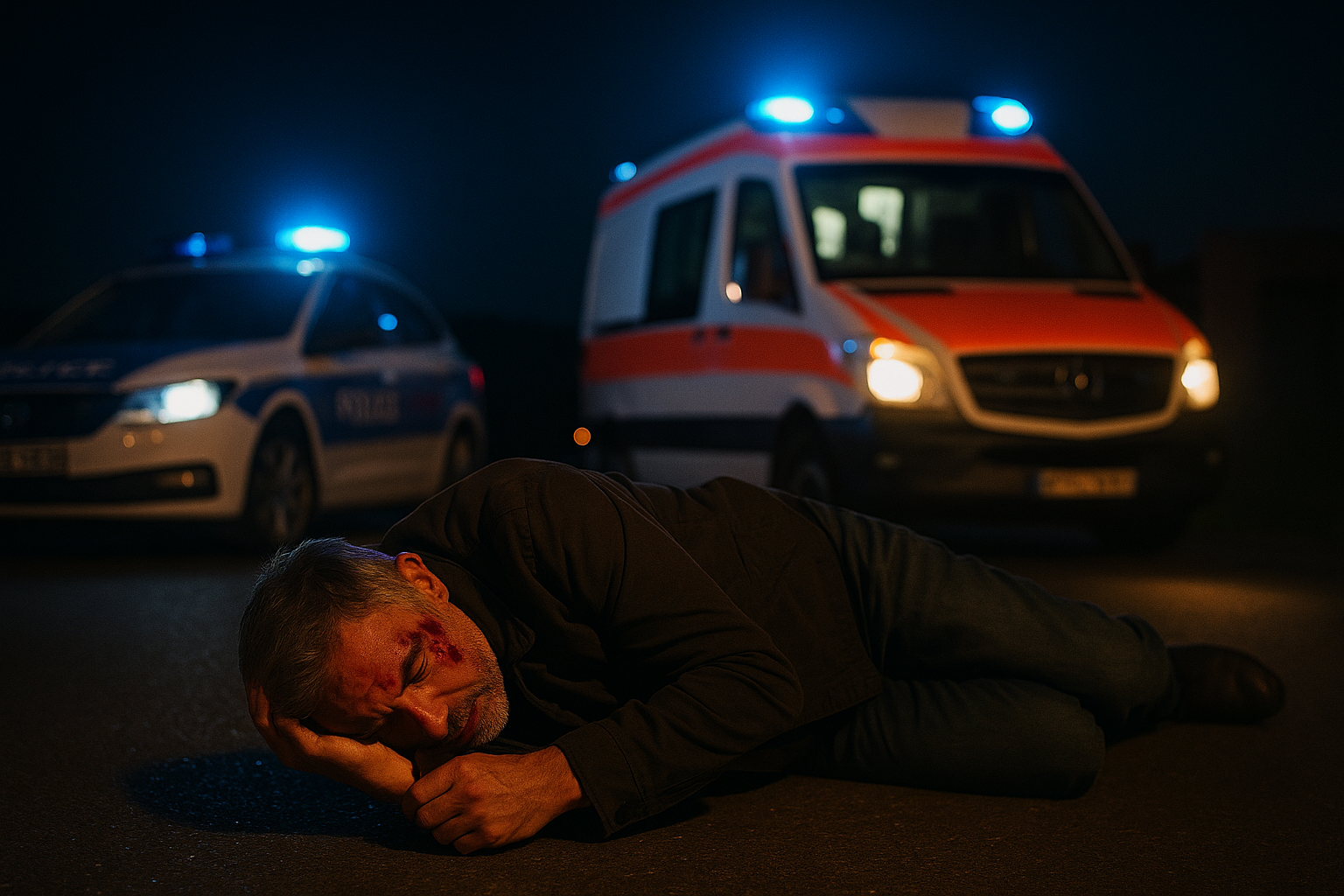 Nächtlicher Angriff in Merseburg – 56-Jähriger bewusstlos auf Straße gefunden