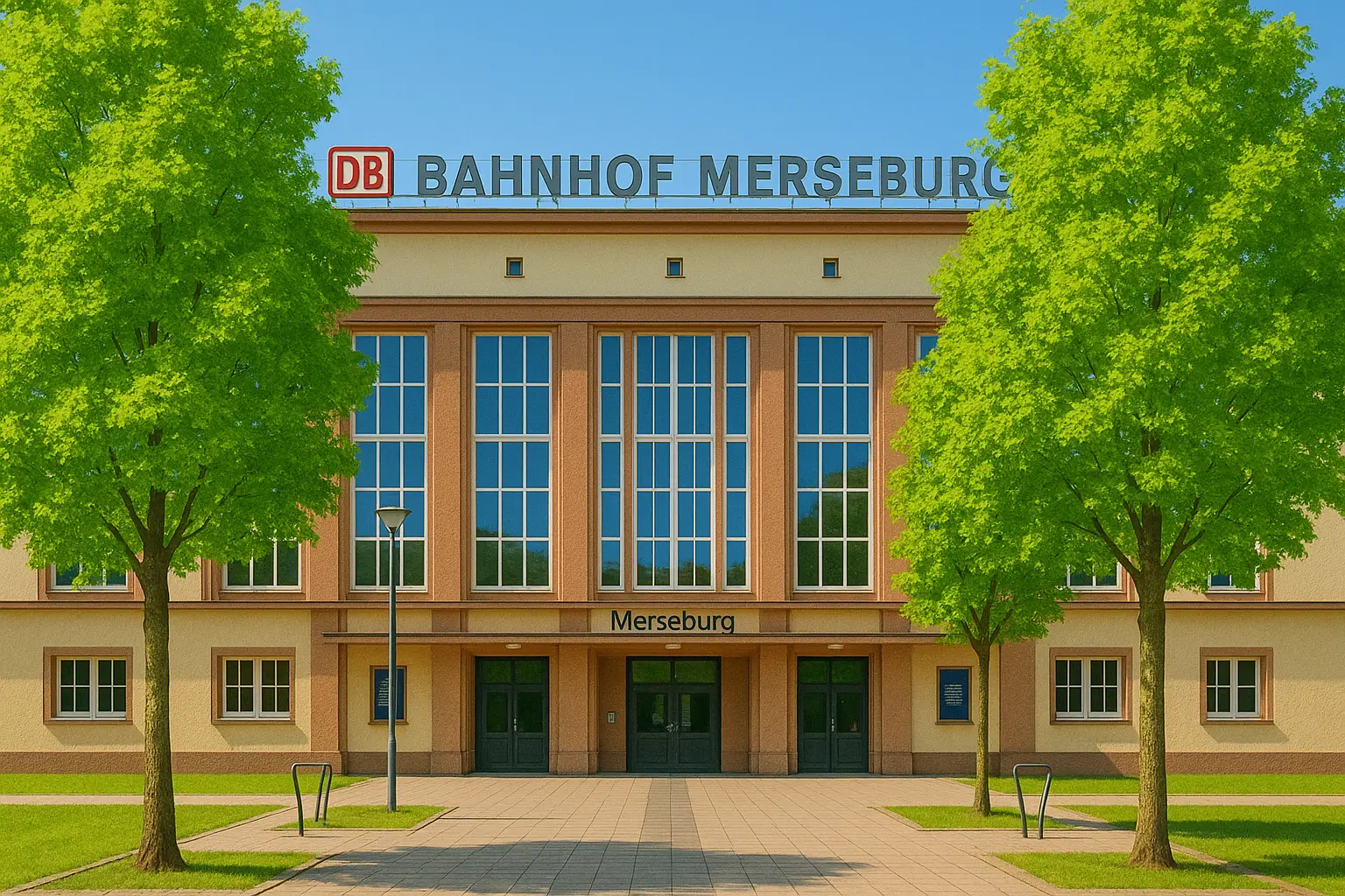 Frühjahrsputz am Bahnhof Merseburg – Bahn kündigt weitere Modernisierung an