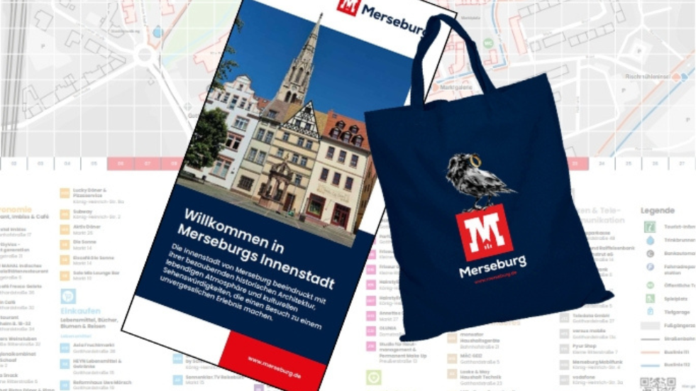 Neue Aktion für Merseburgs Innenstadt: Stadtplan mit Gutschein soll Leben in die Gotthardstraße bringen