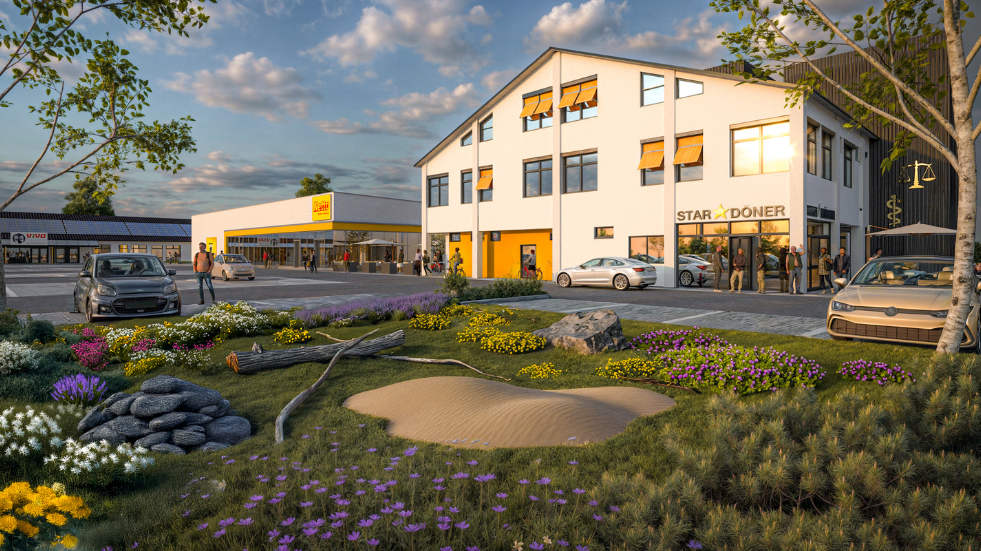 Baustart an der Hohendorfer Marke: Netto, Fitnessstudio und Backshop entstehen bis 2026