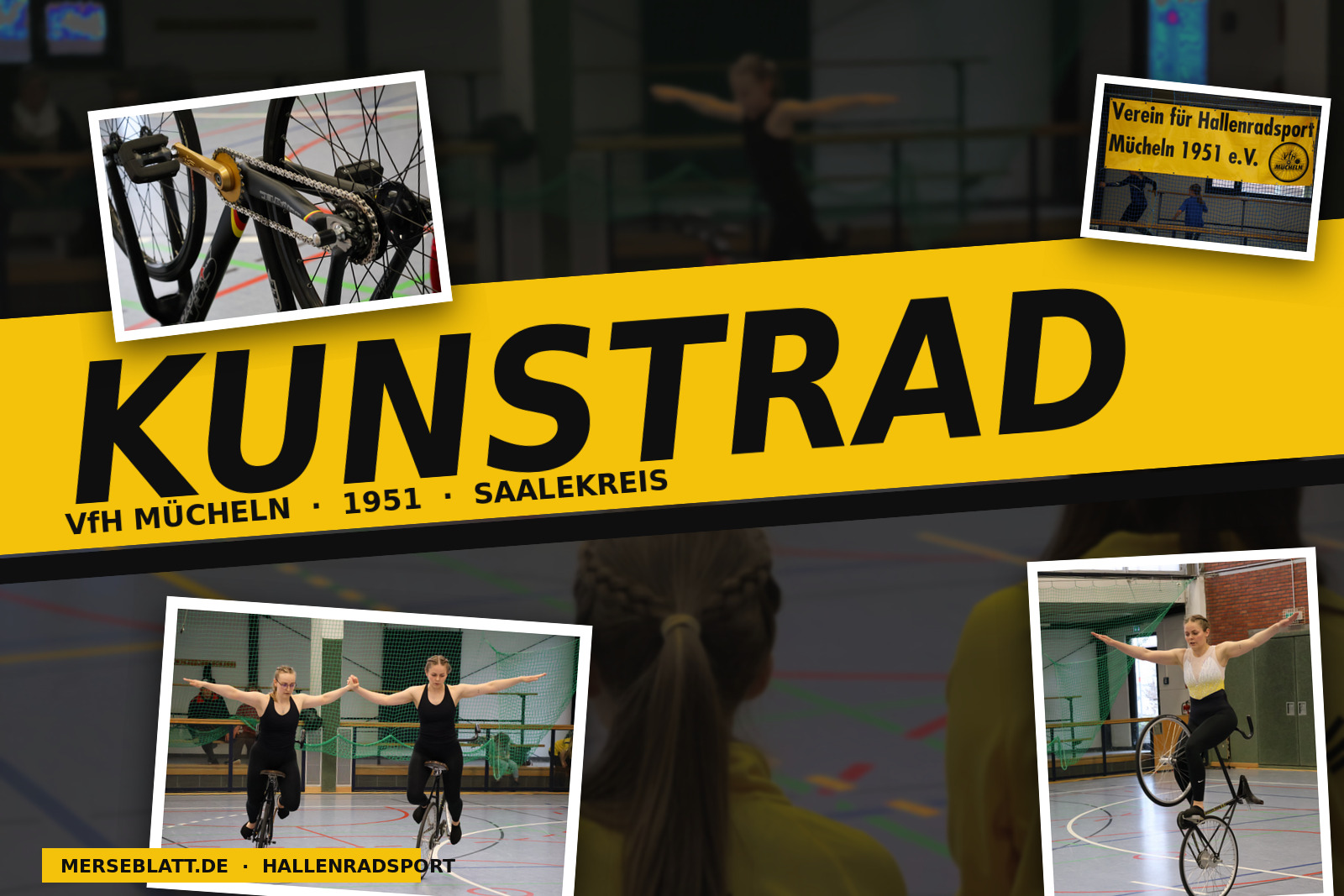 Kunstradsport in Mücheln: Balance auf zwei Rädern – fünf Minuten ohne Netz