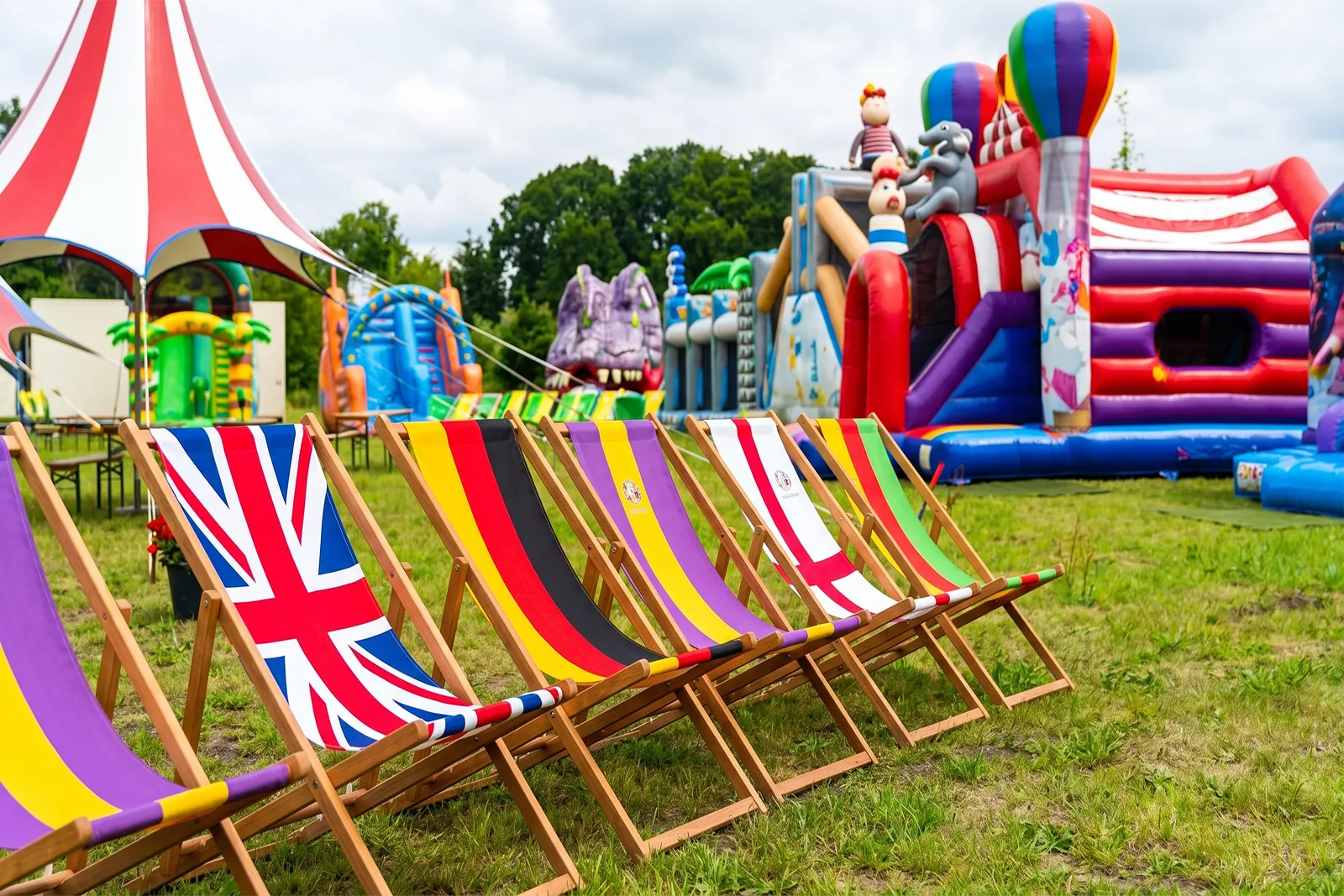 Hüpfburgenpark macht im Mai Station in Merseburg