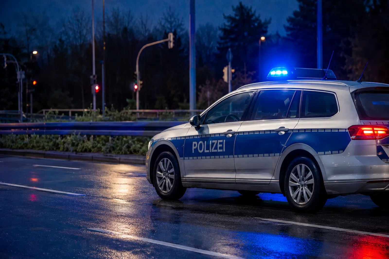 Alkoholfahrt endet in der Grünanlage: Zeugen stoppen Flucht zu Fuß