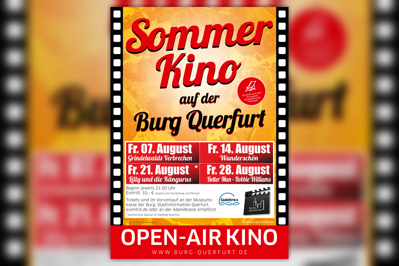 7. August: Sommerkino auf der Burg Querfurt