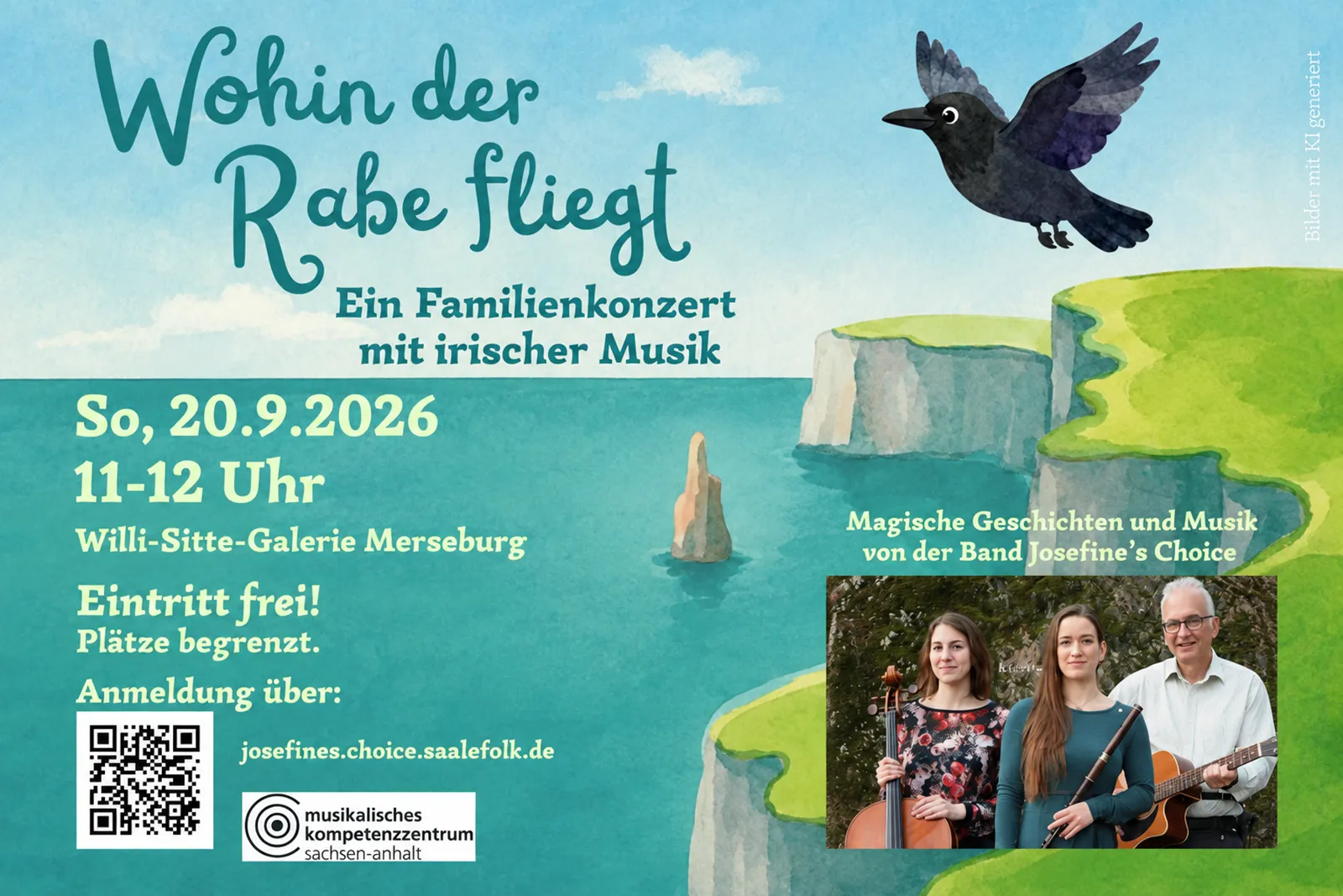 20. September: Familienkonzert „Wohin der Rabe fliegt“ in Merseburg