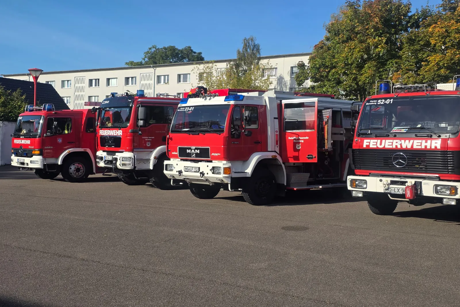 Hunderte kommen zum Tag der offenen Tür der Feuerwehr Merseburg